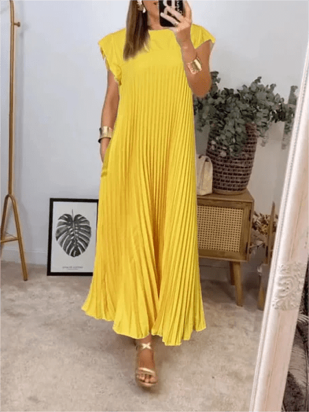 Laila - Elegant Pleated Dress