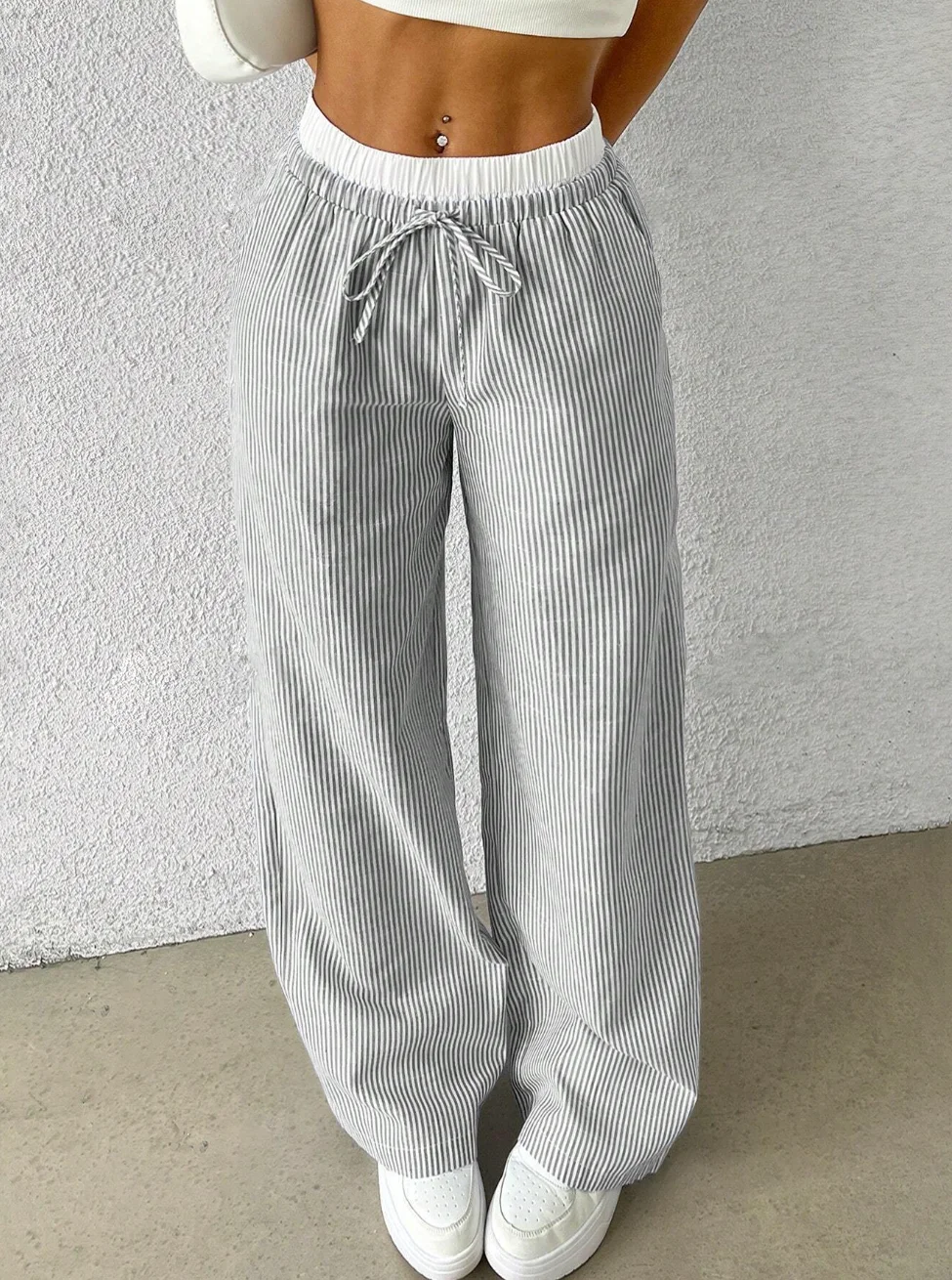 Sabrina - Striped Comfort Pants
