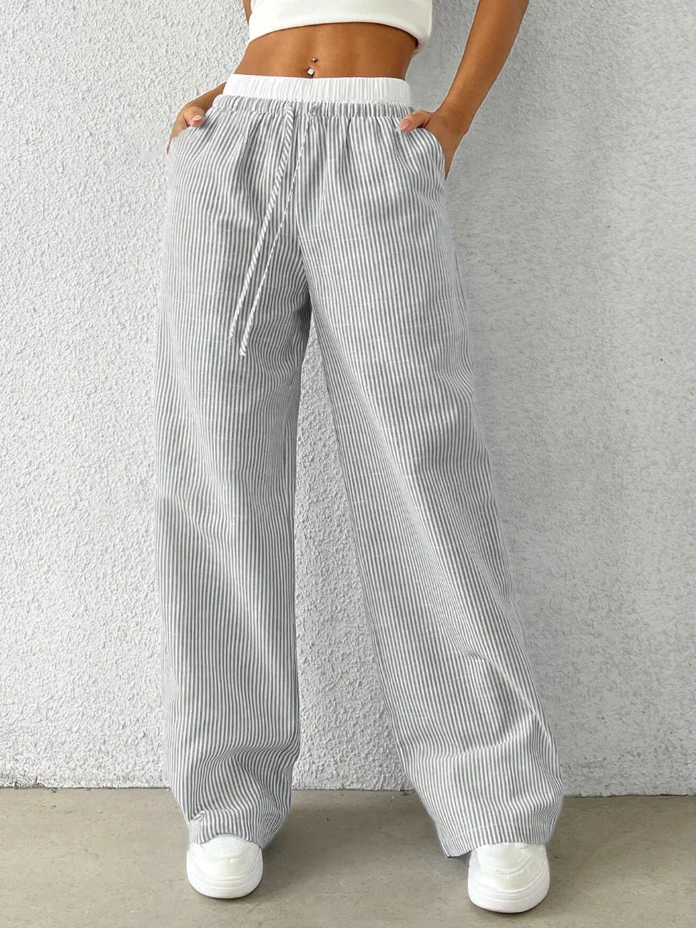 Sabrina - Striped Comfort Pants