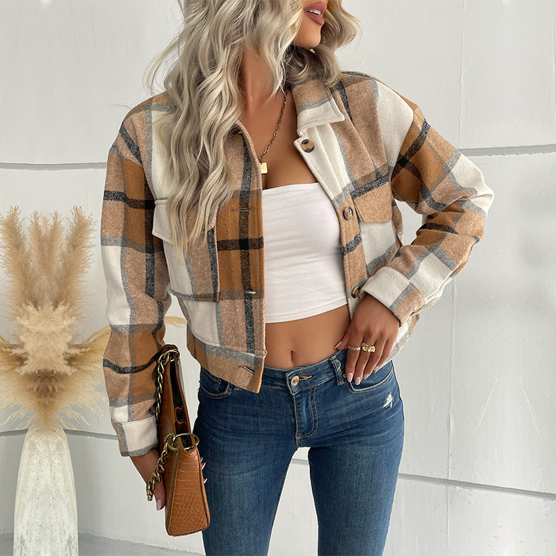 Tia - Flannel Jacket