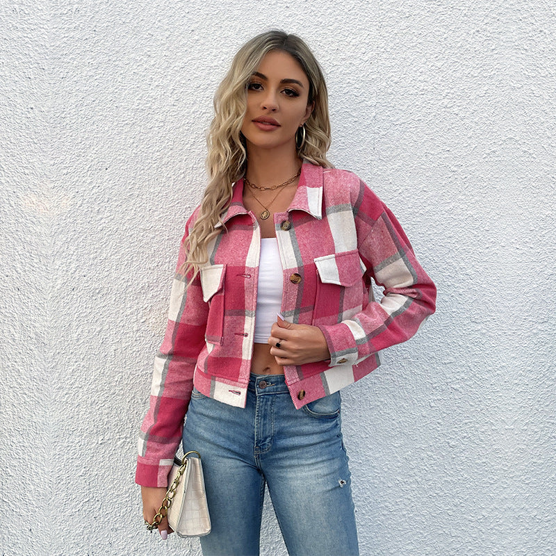 Tia - Flannel Jacket