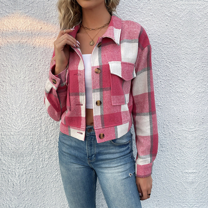 Tia - Flannel Jacket