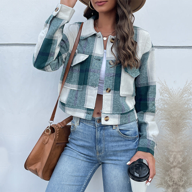 Tia - Flannel Jacket