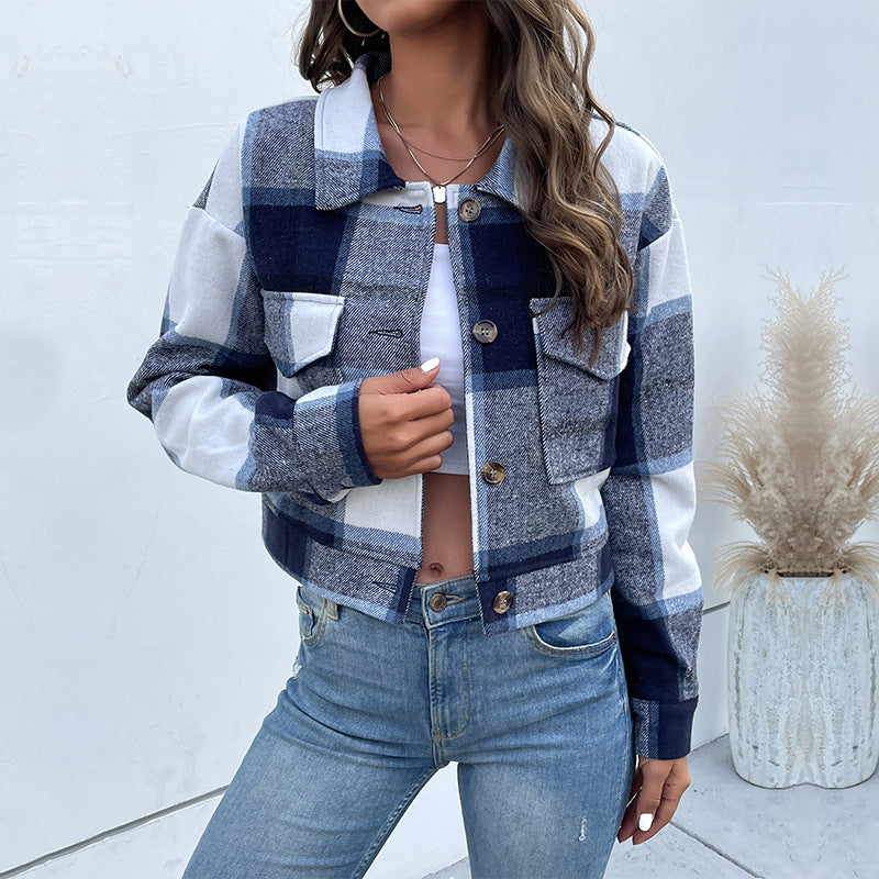 Tia - Flannel Jacket