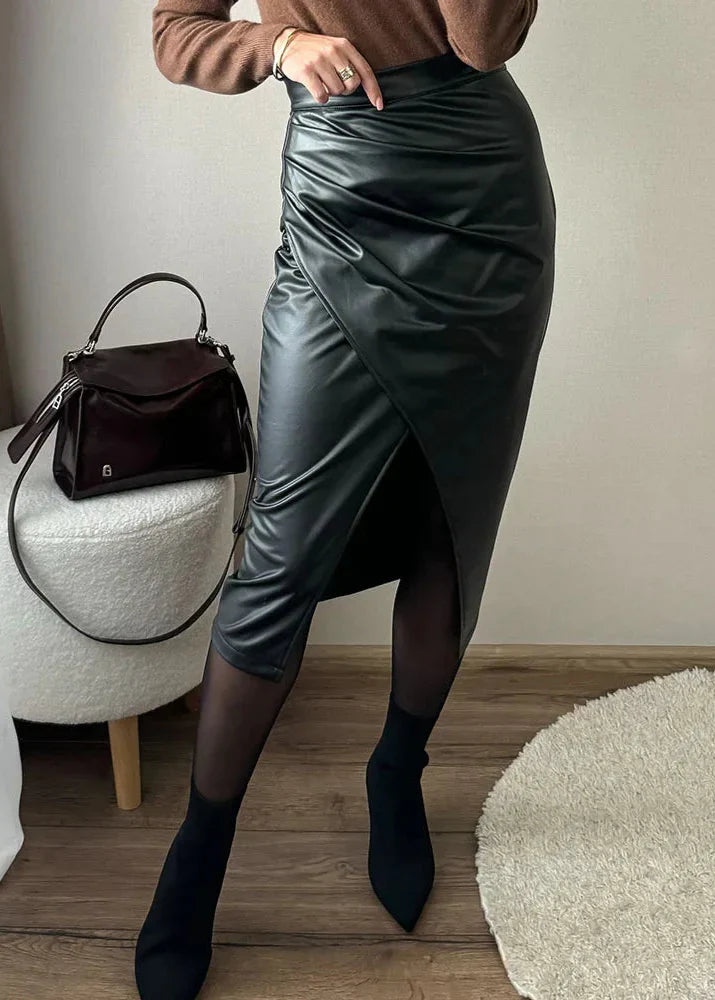 Lisa - Leather Skirt