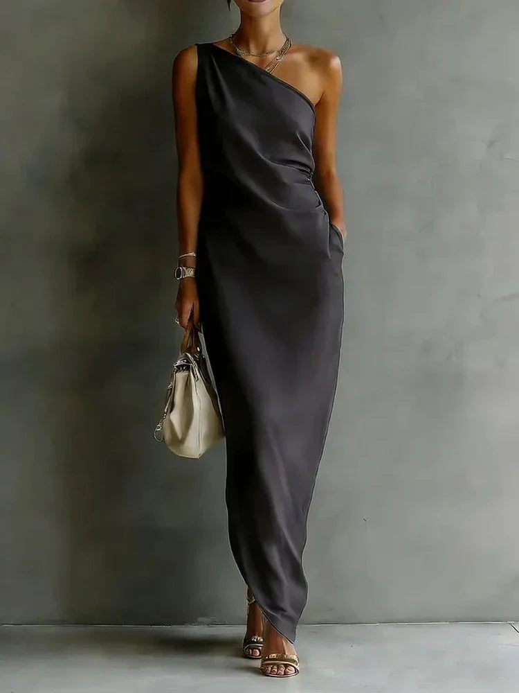 Shaye - One Shoulder Maxi Dress