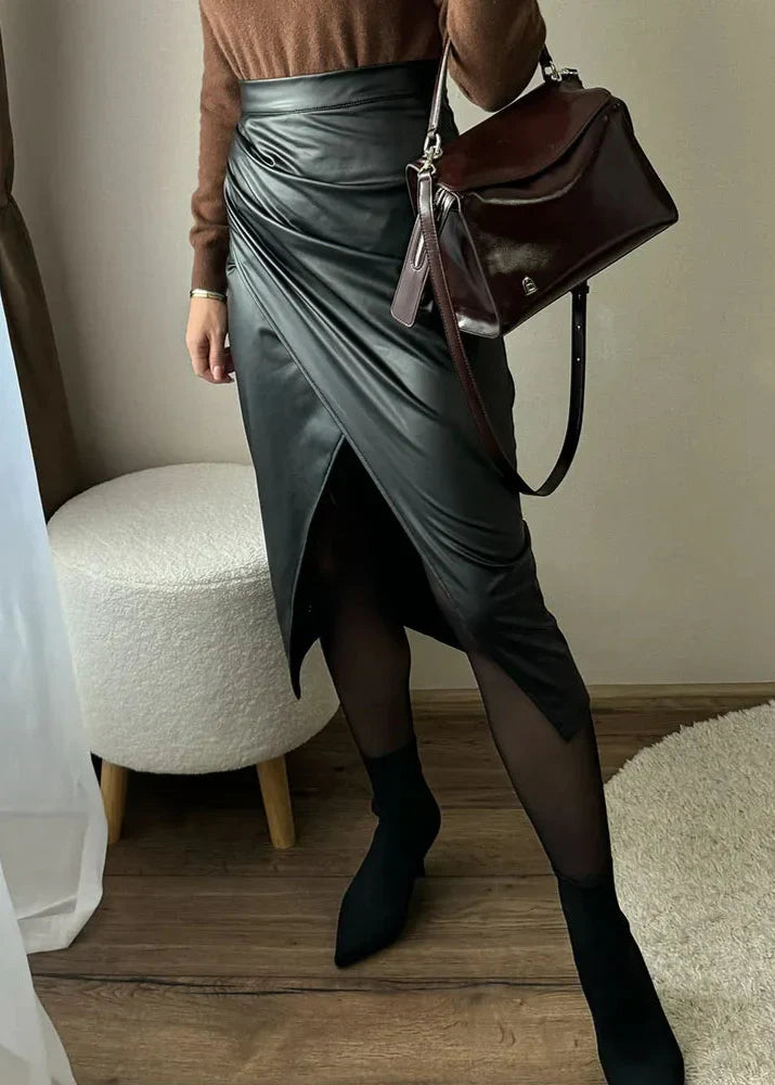 Lisa - Leather Skirt