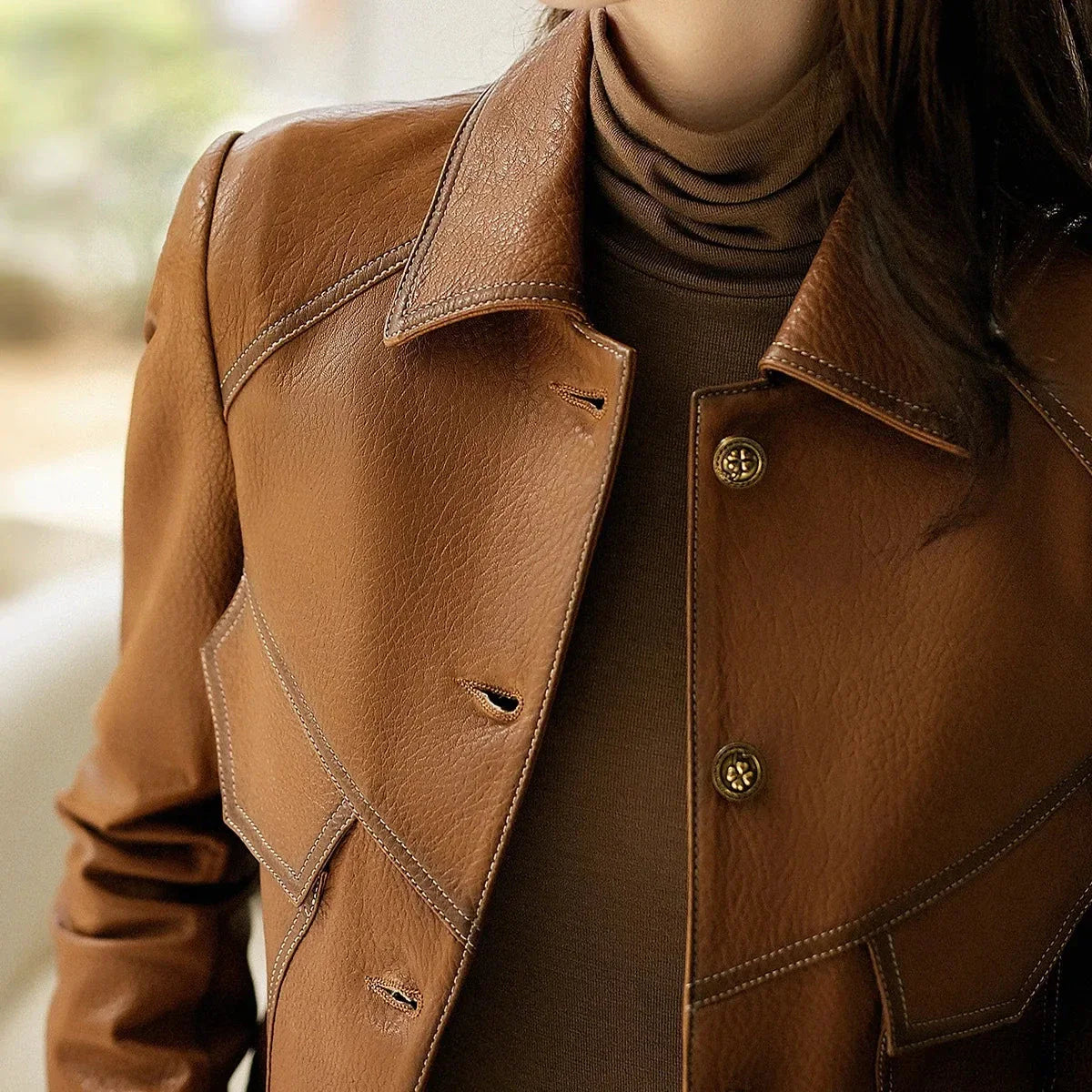 Roxanne - Faux Leather Jacket