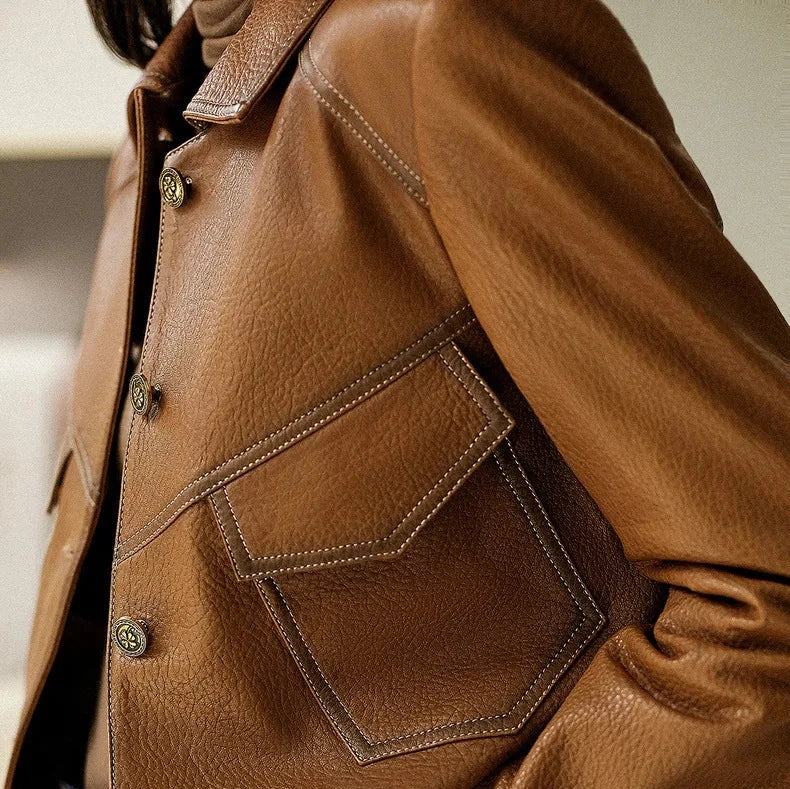 Roxanne - Faux Leather Jacket