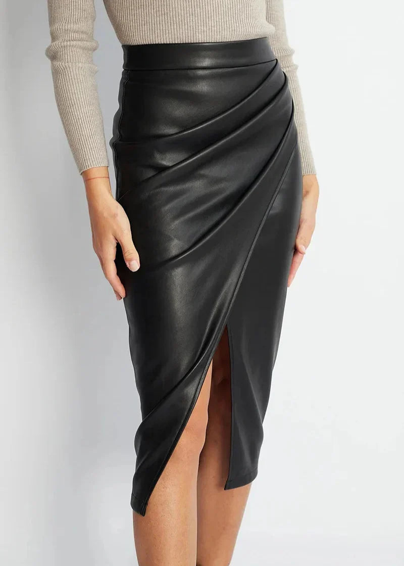 Lisa - Leather Skirt