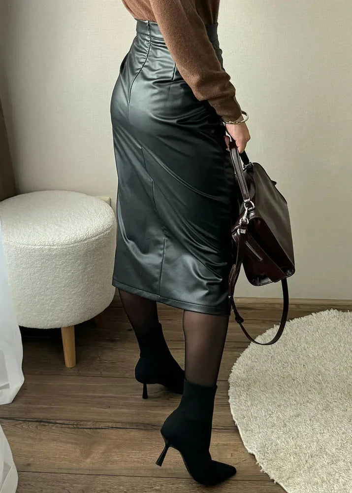 Lisa - Leather Skirt