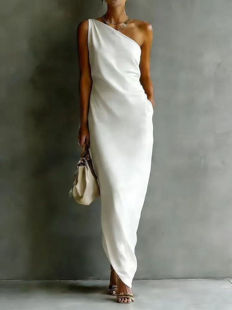 Shaye - One Shoulder Maxi Dress