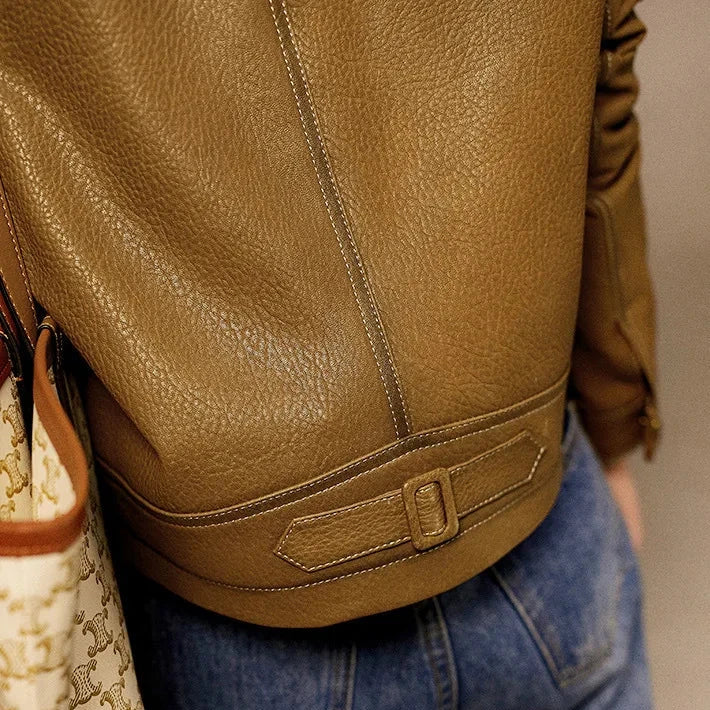 Roxanne - Faux Leather Jacket