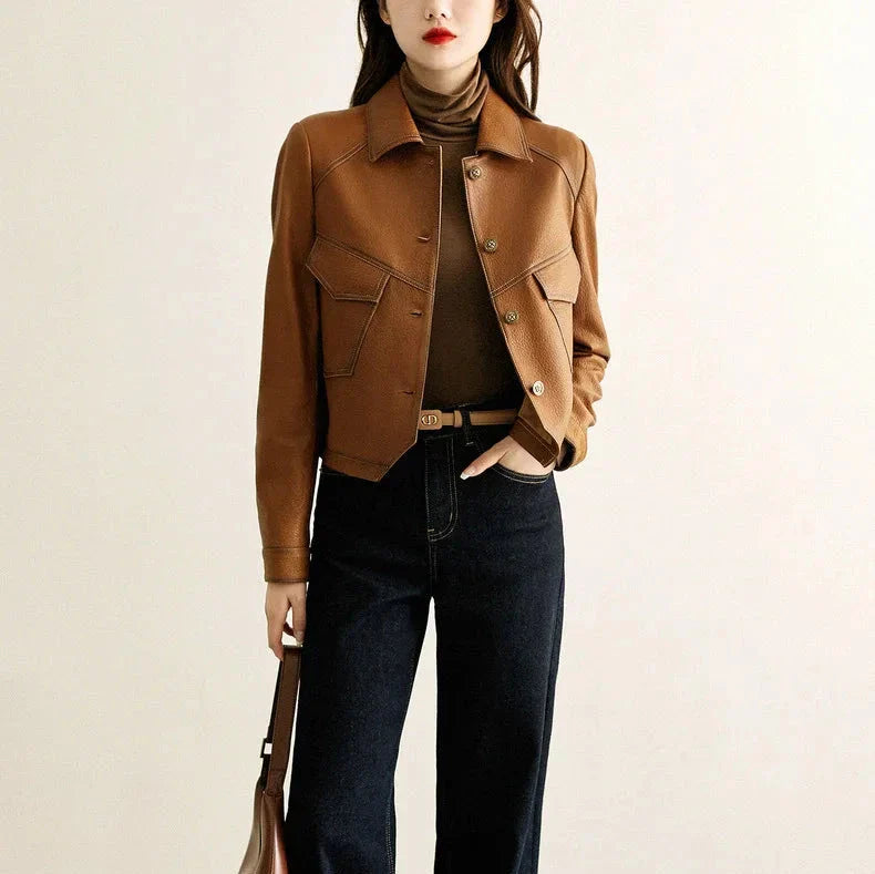Roxanne - Faux Leather Jacket