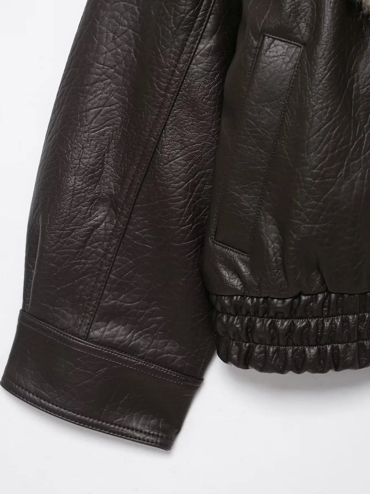 Sierra - Faux Leather Jacket