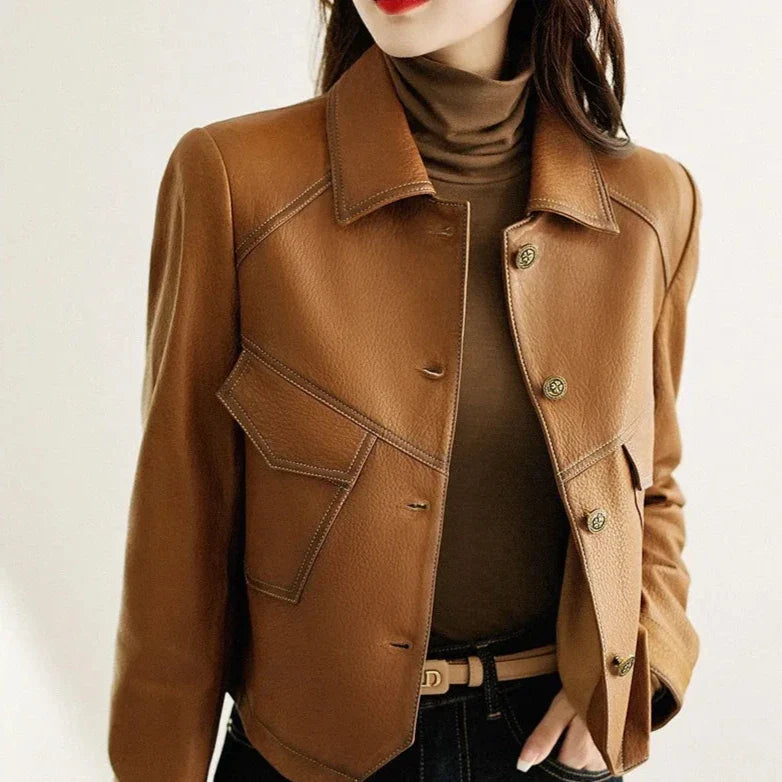 Roxanne - Faux Leather Jacket