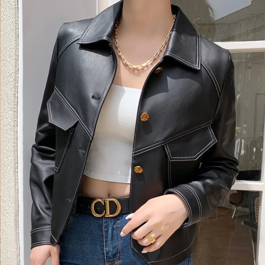 Roxanne - Faux Leather Jacket