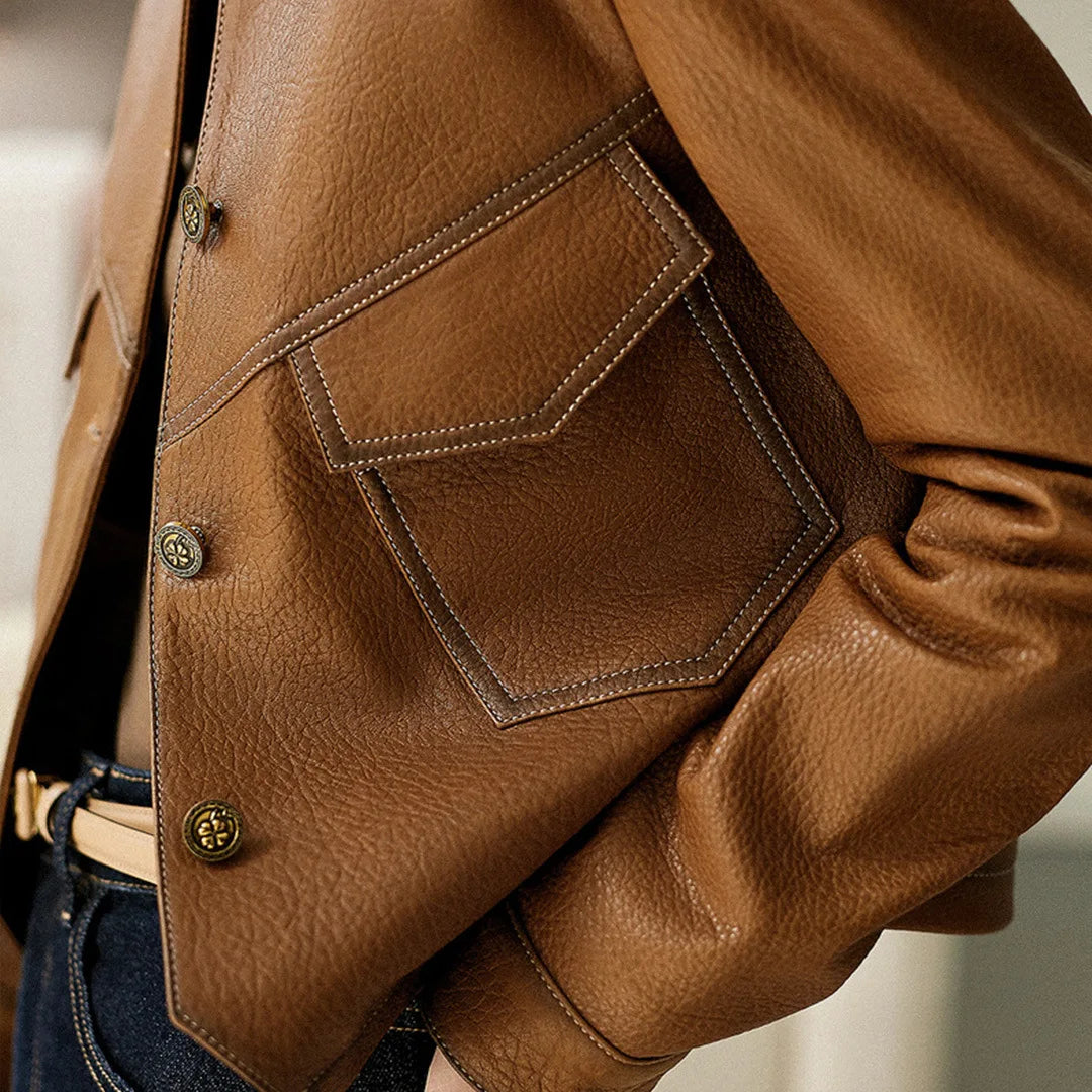 Roxanne - Faux Leather Jacket