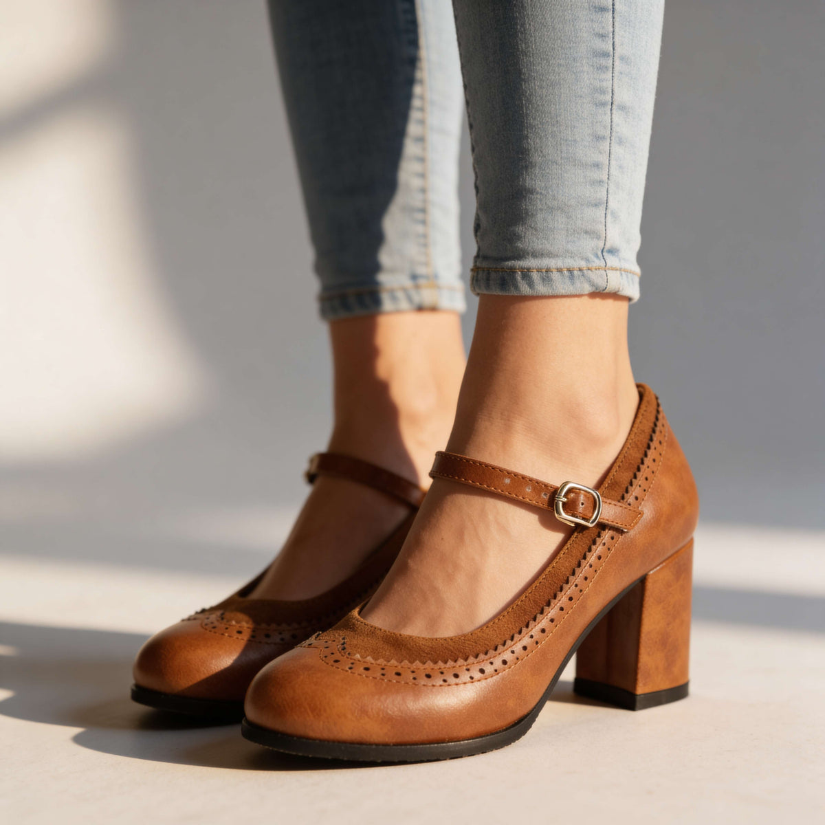 Abby - Brogue Loafers