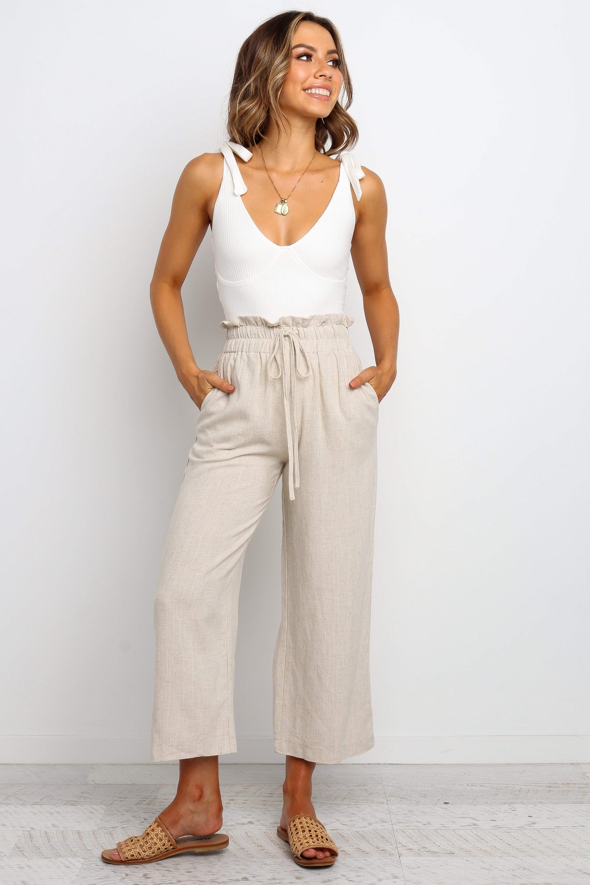 Sarah Pants - Beige