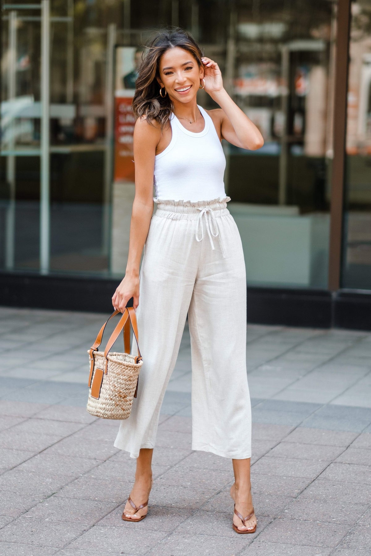 Sarah Pants - Beige