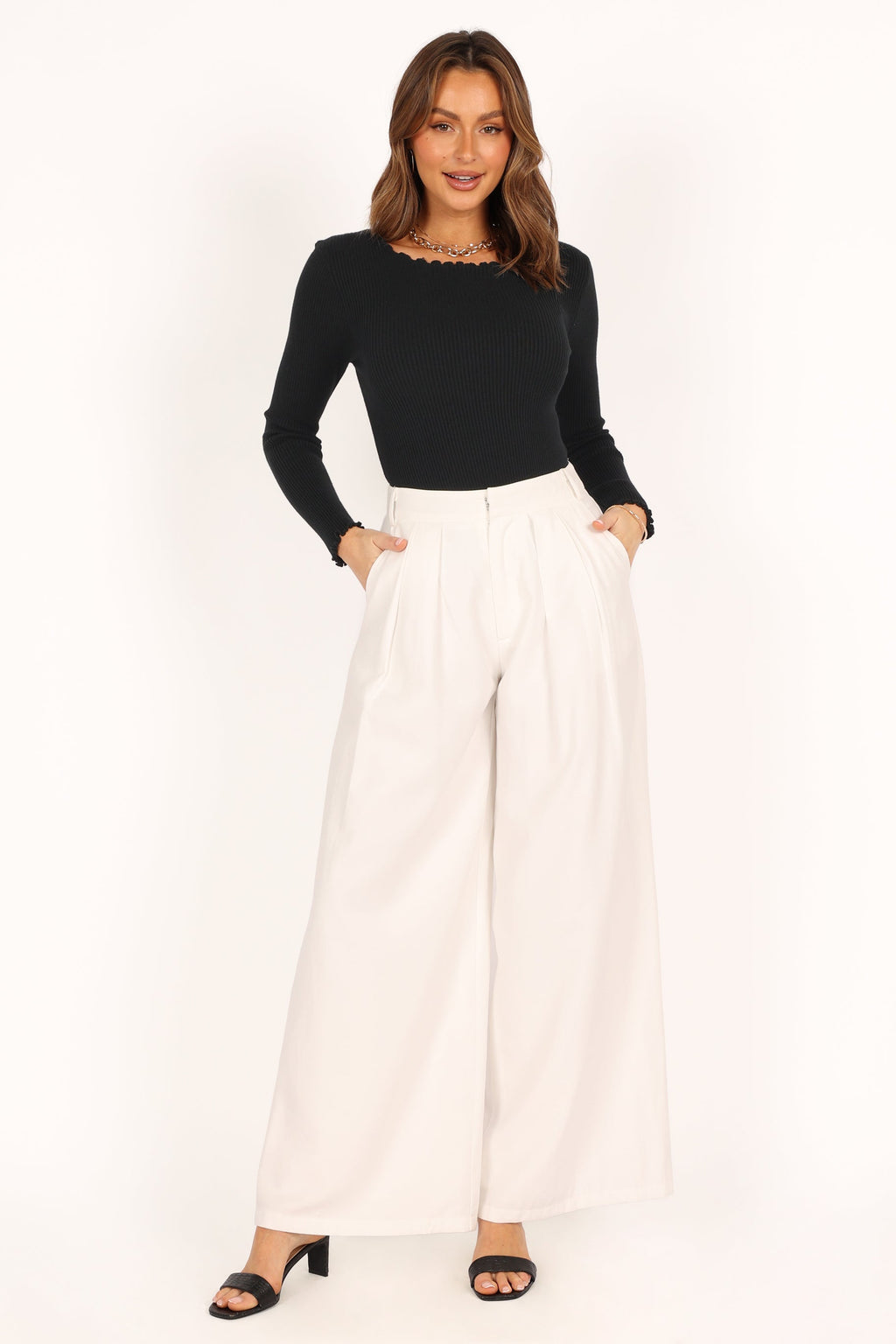 Carol Knit Top - Black