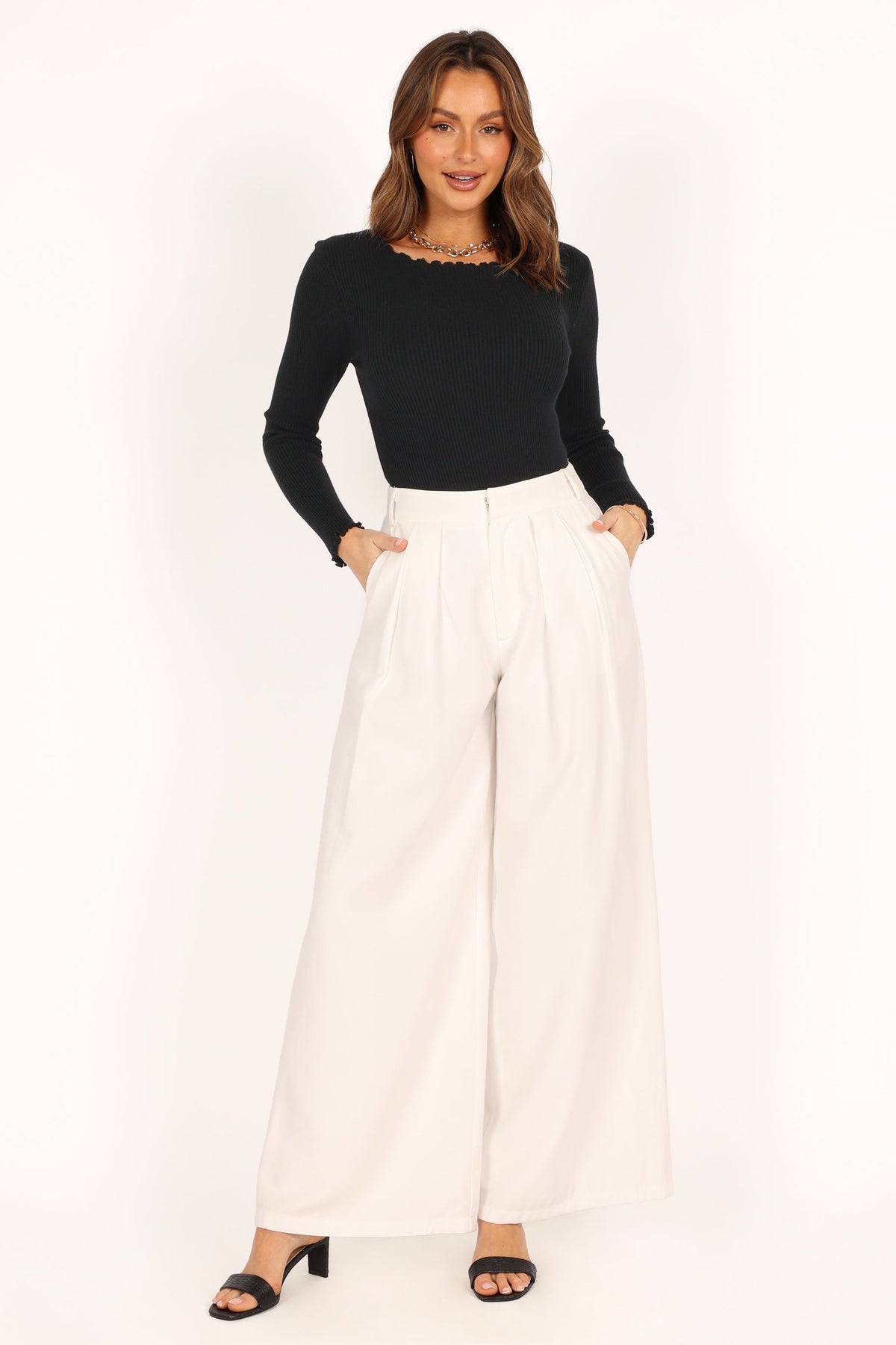 Carol Knit Top - Black