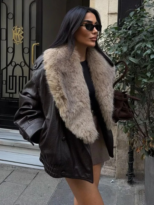Sierra - Faux Leather Jacket