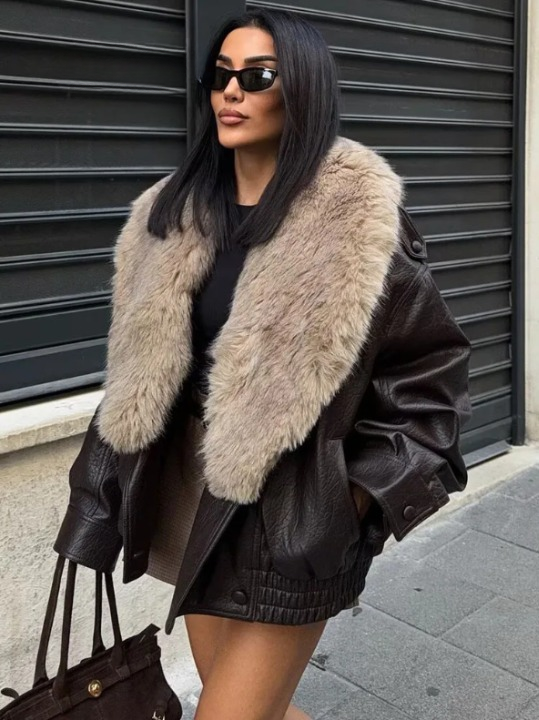 Sierra - Faux Leather Jacket