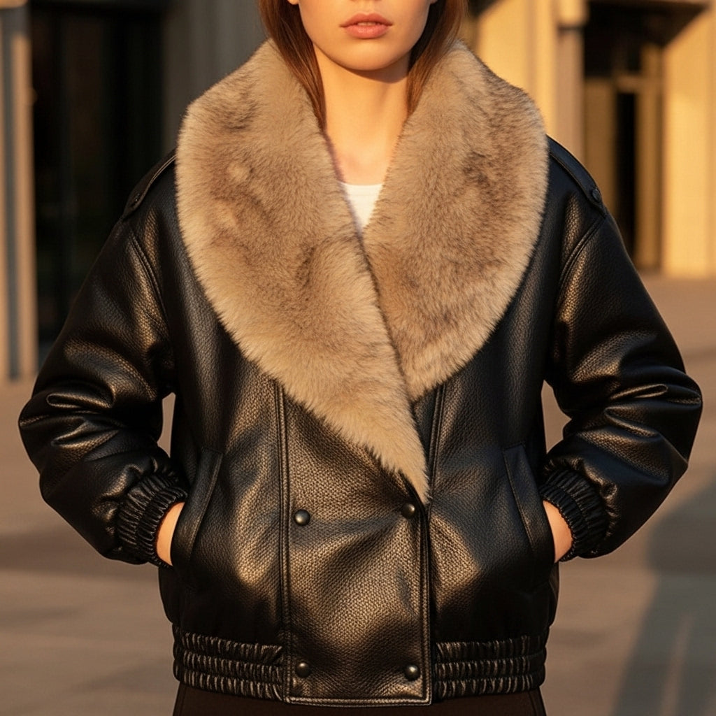 Sierra - Faux Leather Jacket